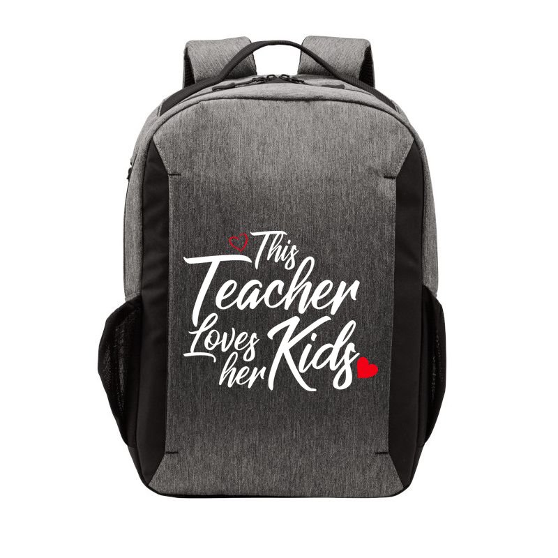 Valentine's Day This Teacher Loves Her Kids Vector Backpack