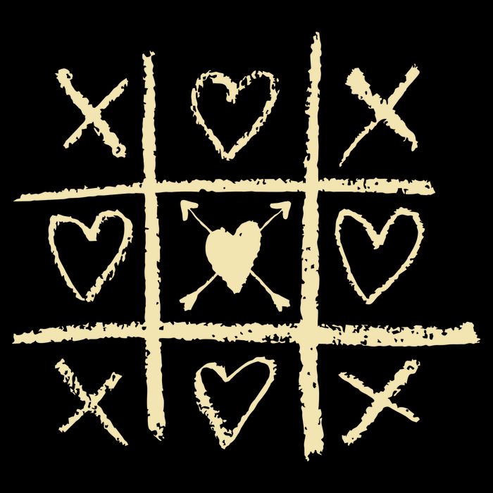 Valentine's Day Tic Tac Toe Love Hearts Backpack