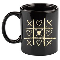Valentine's Day Tic Tac Toe Love Hearts 11oz C Handle Ceramic Mug
