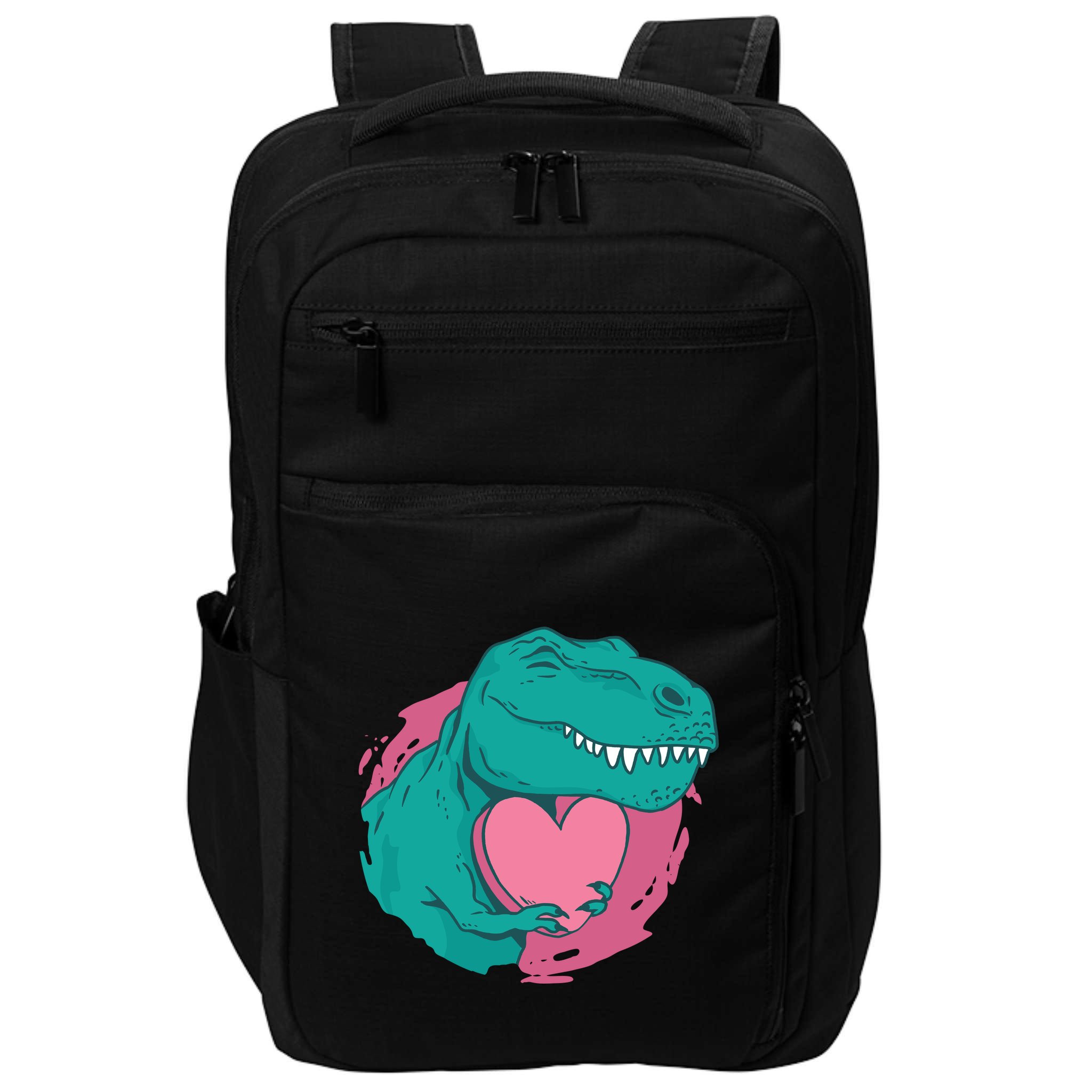 Valentines T-Rex Heart Impact Tech Backpack