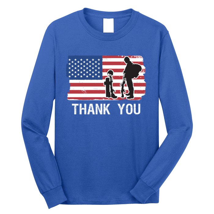 Veteran Appreciation Military Memorial / Honor Remember Usa Cool Gift Long Sleeve Shirt