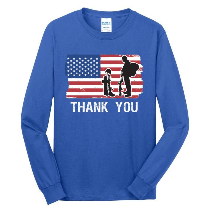 Veteran Appreciation Military Memorial / Honor Remember Usa Cool Gift Tall Long Sleeve T-Shirt