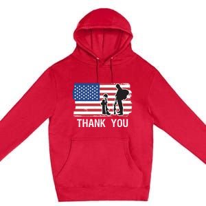 Veteran Appreciation Military Memorial / Honor Remember Usa Cool Gift Premium Pullover Hoodie