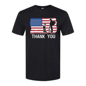 Veteran Appreciation Military Memorial / Honor Remember Usa Cool Gift Softstyle CVC T-Shirt