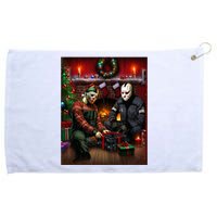 Voorhees And Myers Christmas Horror Christmas Grommeted Golf Towel