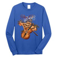 Violin And Musical Note Gift Long Sleeve Shirt