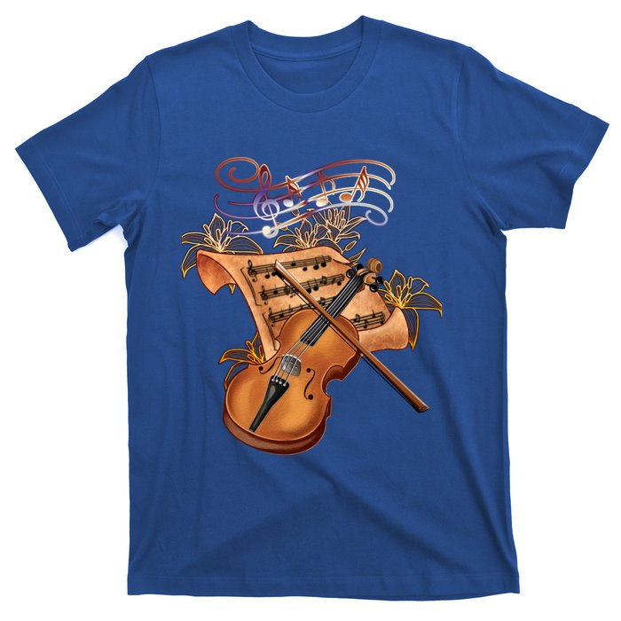 Violin And Musical Note Gift T-Shirt