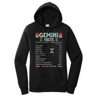 Vintage Astrology May June birthday Zodiac sign retro Gemini Women's Pullover Hoodie