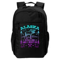 Vintage Alaskan Moose Alaska Is Calling And I Must Go Cool Gift Backpack