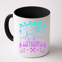 Vintage Alaskan Moose Alaska Is Calling And I Must Go Cool Gift Mug