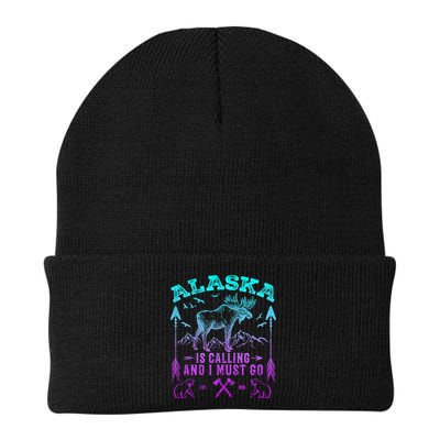 Vintage Alaskan Moose Alaska Is Calling And I Must Go Cool Gift Beanie