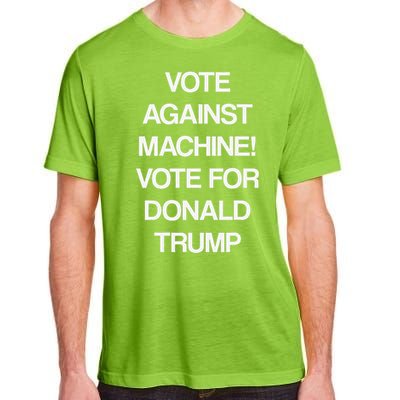 Vote Against Machine Trump 2024 Adult ChromaSoft Performance T-Shirt