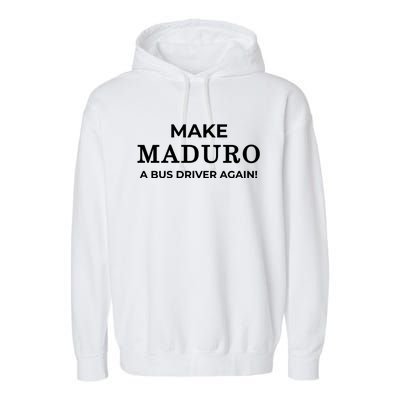 Venezuela Anti Maduro Pun Joke Garment-Dyed Fleece Hoodie