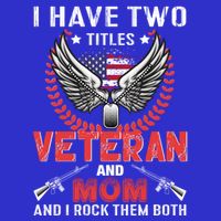 Veteran And Mom Gift 16 in Basic Backpack