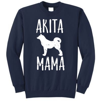 Vintage Akita Mama Gift Akita Mom Pet Dog Owner Mother Tall Sweatshirt