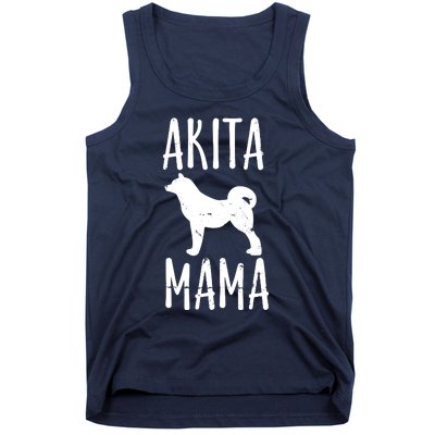 Vintage Akita Mama Gift Akita Mom Pet Dog Owner Mother Tank Top