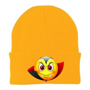 Vampire Halloween Emoji Knit Cap Winter Beanie