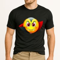 Vampire Halloween Emoji Cooling Performance Crew T-Shirt