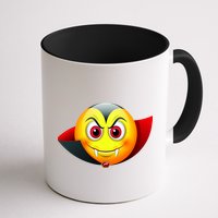 Vampire Halloween Emoji Mug