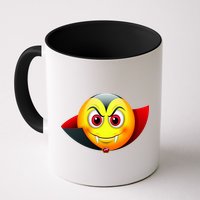 Vampire Halloween Emoji Mug