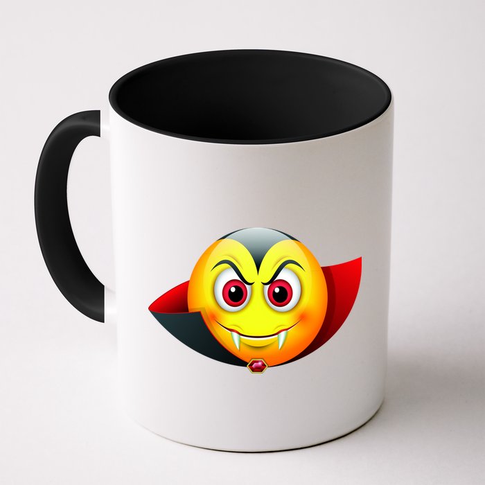 Vampire Halloween Emoji Mug