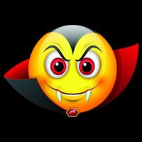 Vampire Halloween Emoji Mug