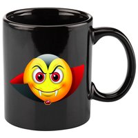 Vampire Halloween Emoji 11oz C Handle Ceramic Mug