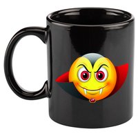 Vampire Halloween Emoji 11oz C Handle Ceramic Mug