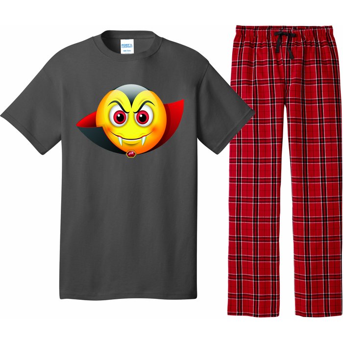 Vampire Halloween Emoji Pajama Set