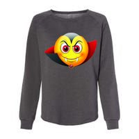 Vampire Halloween Emoji Womens California Wash Sweatshirt