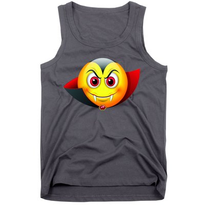 Vampire Halloween Emoji Tank Top