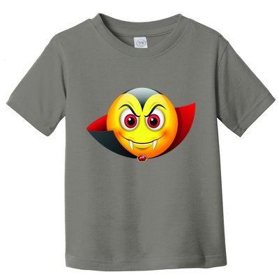 Vampire Halloween Emoji Toddler T-Shirt