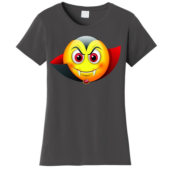 Vampire Halloween Emoji Women's T-Shirt