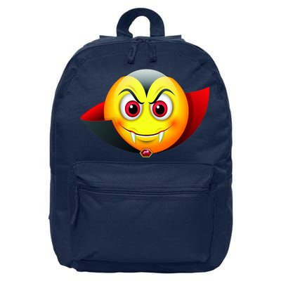 Vampire Halloween Emoji 16 in Basic Backpack