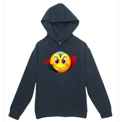 Vampire Halloween Emoji Urban Pullover Hoodie