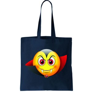 Vampire Halloween Emoji Tote Bag