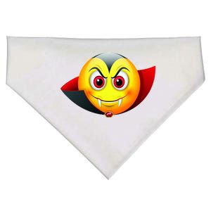 Vampire Halloween Emoji USA-Made Doggie Bandana