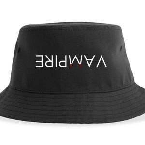 VaMpire Teeth Logo Sustainable Bucket Hat