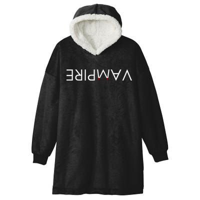VaMpire Teeth Logo Hooded Wearable Blanket