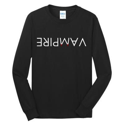 VaMpire Teeth Logo Tall Long Sleeve T-Shirt