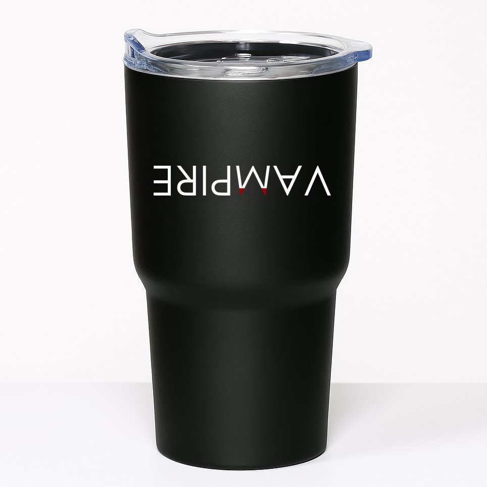 VaMpire Teeth Logo Tumbler