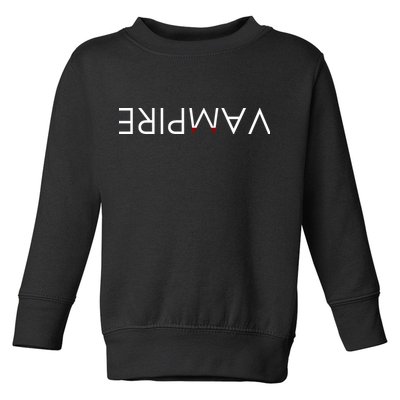 VaMpire Teeth Logo Toddler Sweatshirt