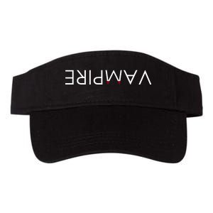 VaMpire Teeth Logo Valucap Bio-Washed Visor