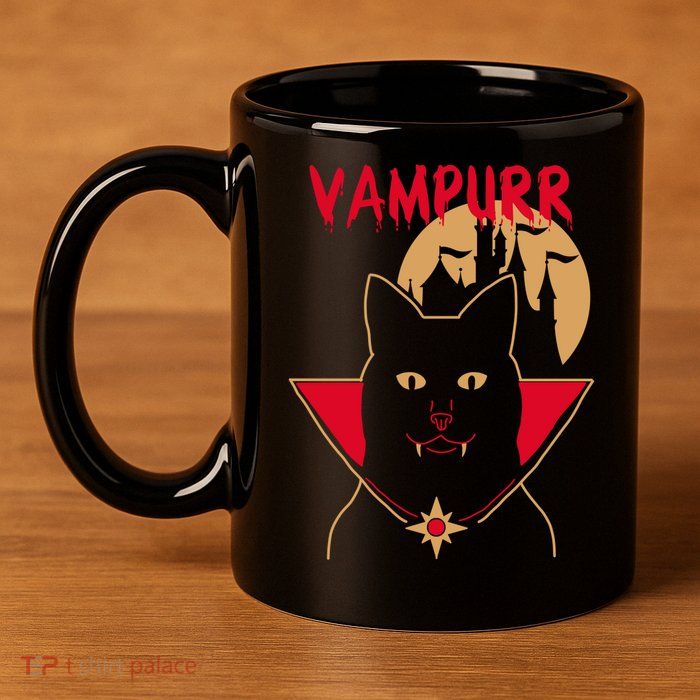Vampurr 11oz C Handle Ceramic Mug