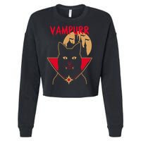 Vampurr Cropped Pullover Crew