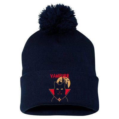 Vampurr Pom Pom 12in Knit Beanie