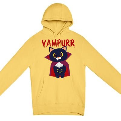 Vampurr Vampire Cat Premium Pullover Hoodie