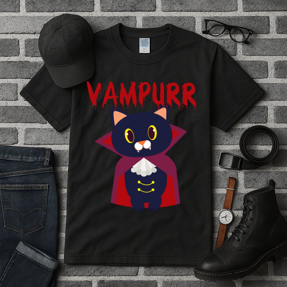 Vampurr Vampire Cat Tall T-Shirt