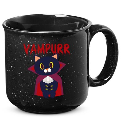 Vampurr Vampire Cat 15oz Campfire Ceramic Mug