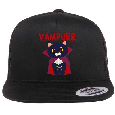Vampurr Vampire Cat Flatbill Hat